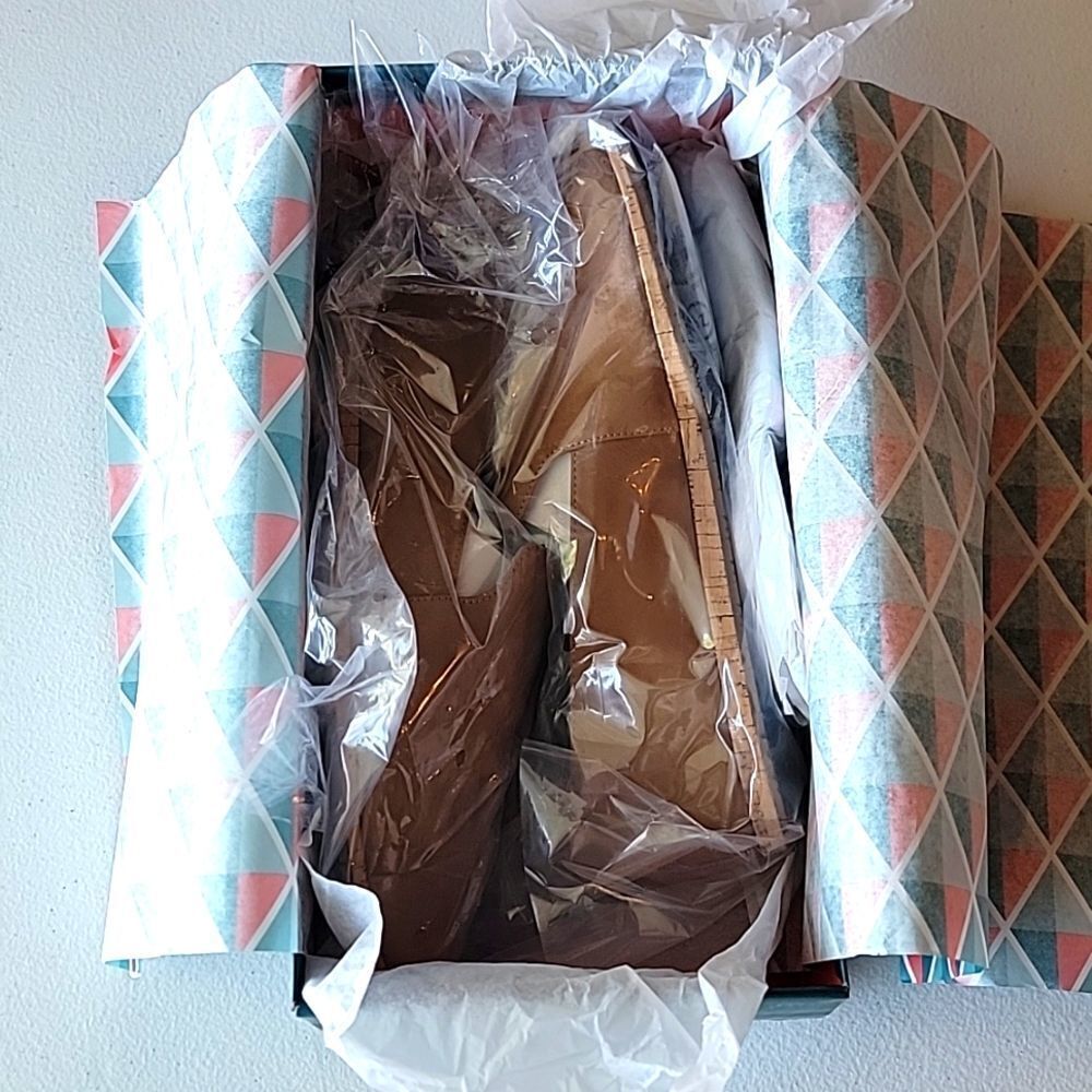 NIB Aerosoles Womens Hempstead Tan Combo Suede Loafers Size 8.5 Wide - Picture 5 of 6